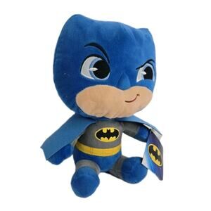 Kohls Cares Batman 9" Plush Toy Doll With Blue Soft Cape & Mask DC Comics